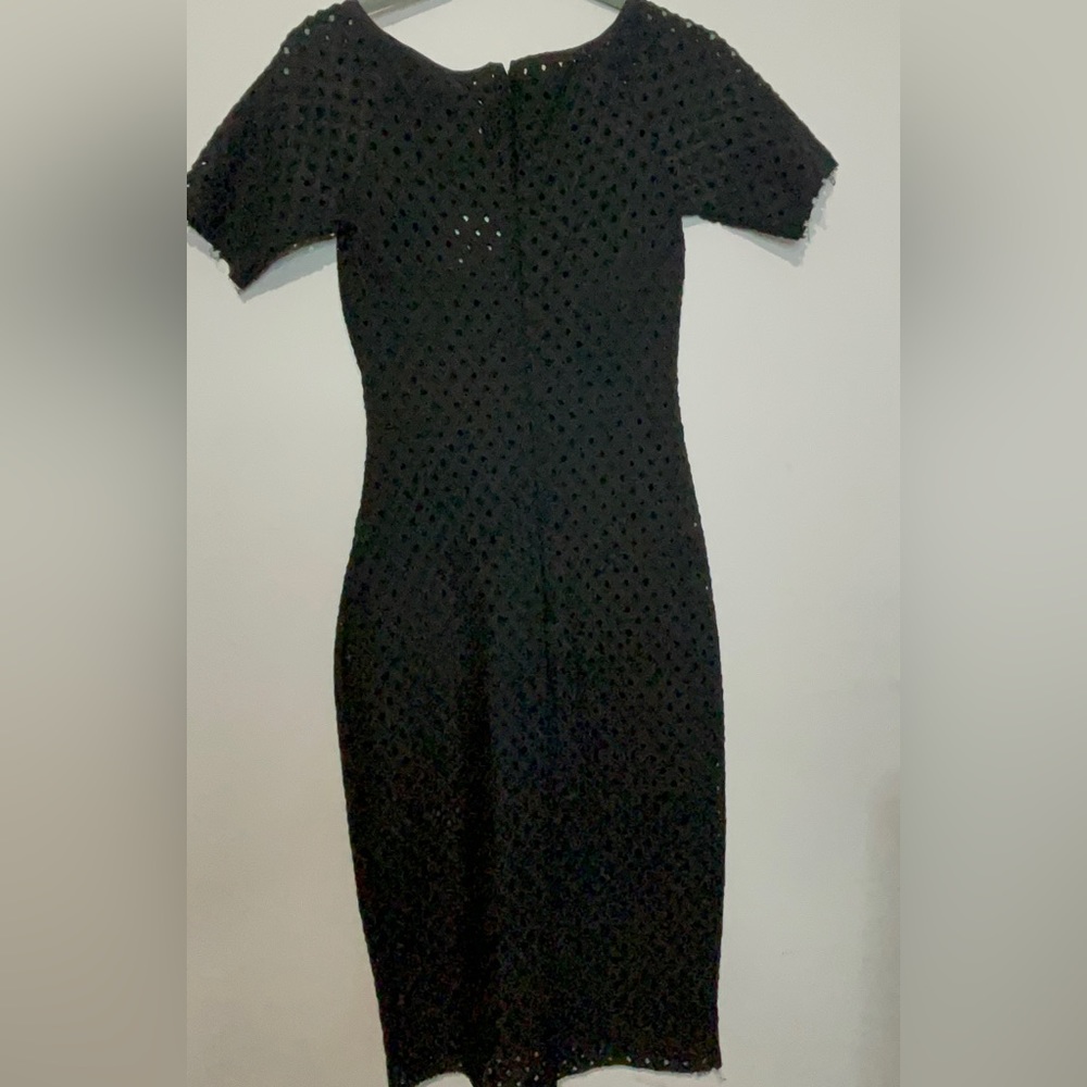 Bec & Bridge Sheath Dress Black Into the Mystic Midi Size 4 - Picture 2 of 3